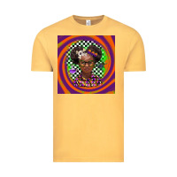 Vintage Mustard halloween african girl Vintage Tee - BarkalooDesign