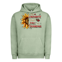 Pigment Oil Green my favorite people call me grandma Urban Hoodie - MaliasSmallBusiness