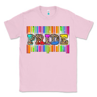 Bubblegum Pink pride barcode Classic Tee - Zillion Design Studio