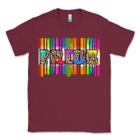 Burgundy pride barcode Classic Tee - Zillion Design Studio