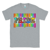 Heather Grey pride barcode Classic Tee - Zillion Design Studio