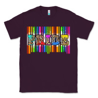 Plum pride barcode Classic Tee - Zillion Design Studio