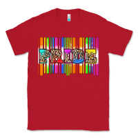 Red pride barcode Classic Tee - Zillion Design Studio