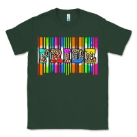 Sports Green pride barcode Classic Tee - Zillion Design Studio