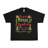 Black custom family christmas 2024 marking memories toge Urban Heavy Tee - MaliasSmallBusiness