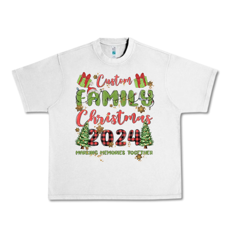 Custom Family Christmas 2024 Marking Memories Toge Urban Heavy Tee by MaliasSmallBusiness | Teevron