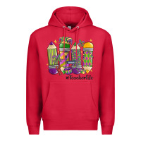 Cardinal mardi gras teacher life Premium Hoodie - MaliasSmallBusiness