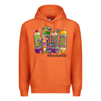 Carrot mardi gras teacher life Premium Hoodie - MaliasSmallBusiness