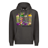 Smoke mardi gras teacher life Premium Hoodie - MaliasSmallBusiness