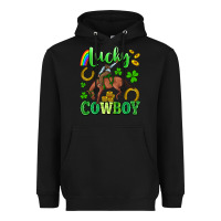 Black lucky cowboy Heavyweight Hoodie - Artiststas