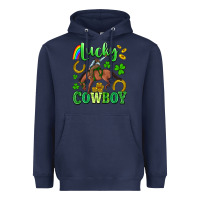 Navy lucky cowboy Heavyweight Hoodie - Artiststas