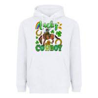 White lucky cowboy Heavyweight Hoodie - Artiststas