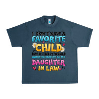 Midnight Navy i don't have a favorite child Urban Heavy Tee - MaliasSmallBusiness