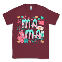 Burgundy mama nurse Classic Tee - texasbilliewilder