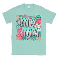 Seafoam mama nurse Classic Tee - texasbilliewilder