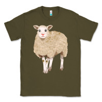 Army Green sheep Classic Tee - FaDigitalArtStudio