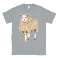 Heather Grey sheep Classic Tee - FaDigitalArtStudio