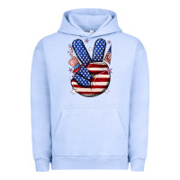 Pigment Grape Ice peace 4th july Urban Hoodie - NancyCooperArtShop