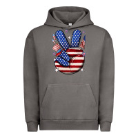 Pigment Tornado peace 4th july Urban Hoodie - NancyCooperArtShop