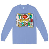 Colony Blue teach love inspire Long Sleeve Tee - texasbilliewilder