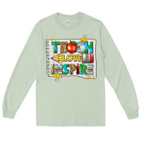 Matcha teach love inspire Long Sleeve Tee - texasbilliewilder