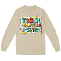 Mushroom teach love inspire Long Sleeve Tee - texasbilliewilder