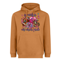 Meerkat in october we wear pink football Heavyweight Hoodie - AdoDesignShop