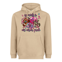 Mushroom in october we wear pink football Heavyweight Hoodie - AdoDesignShop