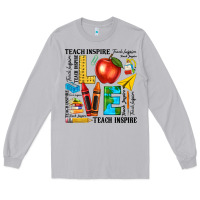 Teach Love Inspire Teacher Long Sleeve Tee | Teevron