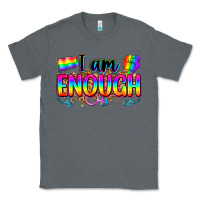 Charcoal Heather i am enough Classic Tee - Zillion Design Studio