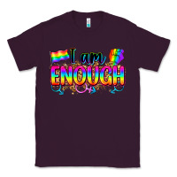 Plum i am enough Classic Tee - Zillion Design Studio