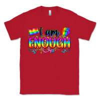 Red i am enough Classic Tee - Zillion Design Studio