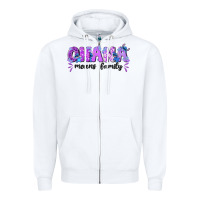 White ohana means family with stitch Zipper Hoodie - texasbilliewilder