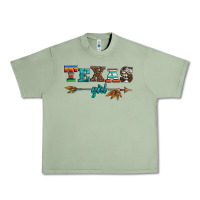 Oil Green texas girl serape turquoise leopard cowhide arrow Urban Heavy Tee - Artiststas
