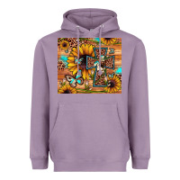 Lavender cross sunflower butterfly Heavyweight Hoodie - JahusDesignShop