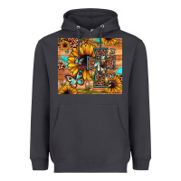 Smoke cross sunflower butterfly Heavyweight Hoodie - JahusDesignShop