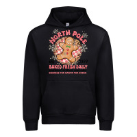 Black north pole baked fresh daily Urban Hoodie - MaliasSmallBusiness