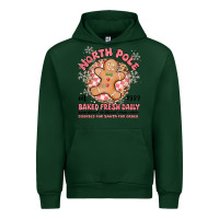 Forest Green north pole baked fresh daily Urban Hoodie - MaliasSmallBusiness
