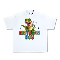 White birthday boy Urban Heavy Tee - MaliasSmallBusiness