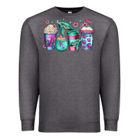 Charcoal Heather turtle coffee cups Premium Sweatshirt - Jasminsmagicworld
