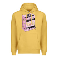 Antique Gold let's normalize healing trauma Premium Hoodie - MaliasSmallBusiness