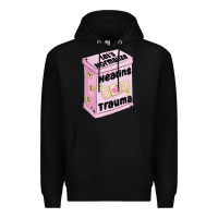 Black let's normalize healing trauma Premium Hoodie - MaliasSmallBusiness