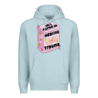 Blue Mist let's normalize healing trauma Premium Hoodie - MaliasSmallBusiness