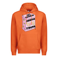 Carrot let's normalize healing trauma Premium Hoodie - MaliasSmallBusiness