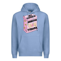 Colony Blue let's normalize healing trauma Premium Hoodie - MaliasSmallBusiness
