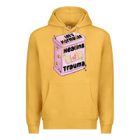 Mustard let's normalize healing trauma Premium Hoodie - MaliasSmallBusiness