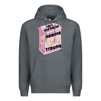 Rock let's normalize healing trauma Premium Hoodie - MaliasSmallBusiness