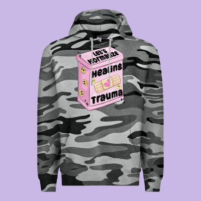 Let's Normalize Healing Trauma Premium Hoodie Designed By Maliassmallbusiness
