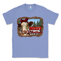Colony Blue merry christmas heifer cow with farm Classic Tee - RanaPortraitStore