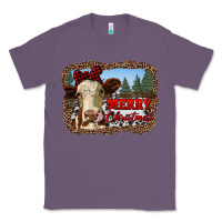 Lavender merry christmas heifer cow with farm Classic Tee - RanaPortraitStore
